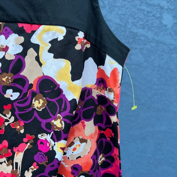 Retro Floral Party Dress Size 6 - Picture 4 of 9